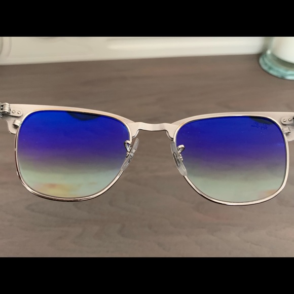 Ray Ban Clubmaster Metal White Frame RB3716 90883F 51-21. - Picture 7 of 7
